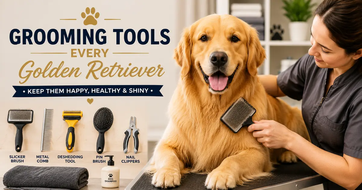 goldens grooming tools