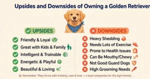 Upsides and Downsides of Owning a Golden Retriever