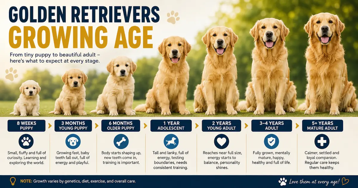 When Do Golden Retrievers Stop Growing