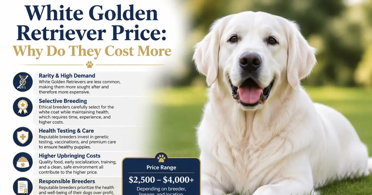 White Golden Retriever Price