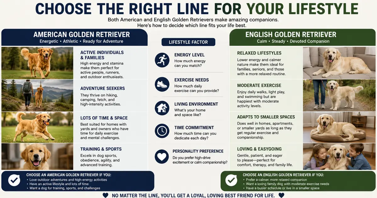 Choosing Your Golden Retriever Line