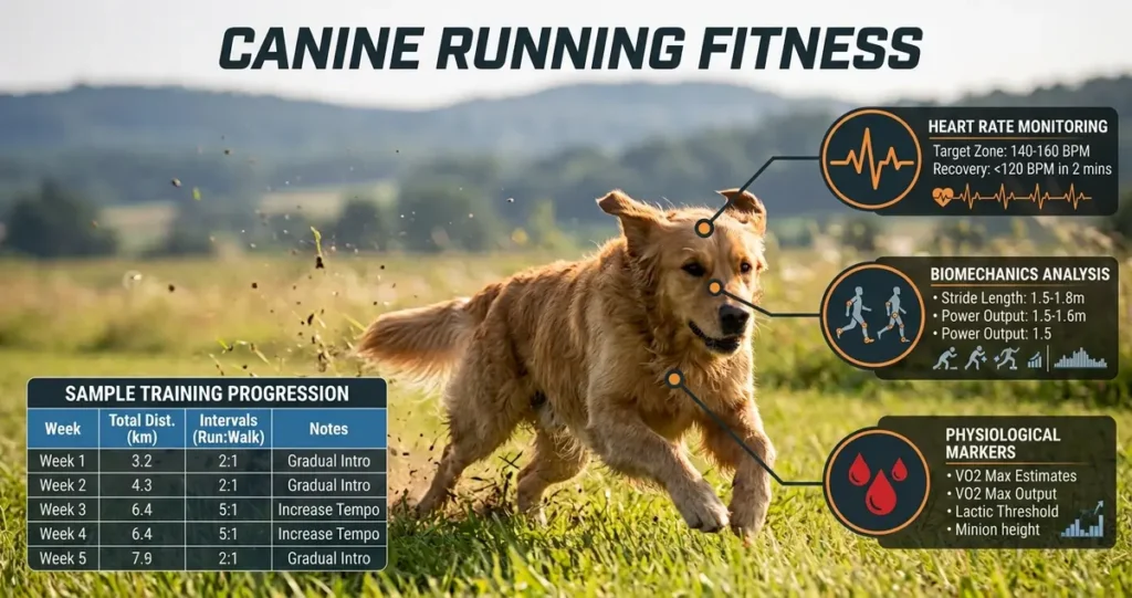 Golden Retriever's Running Fitness