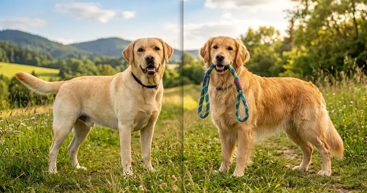 golden vs lab Personality and Temperament Differences