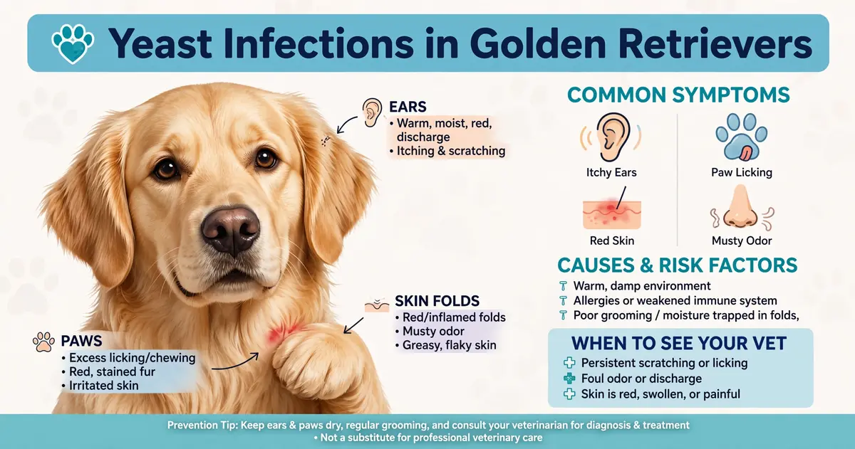 Yeast Infections in Golden Retrievers