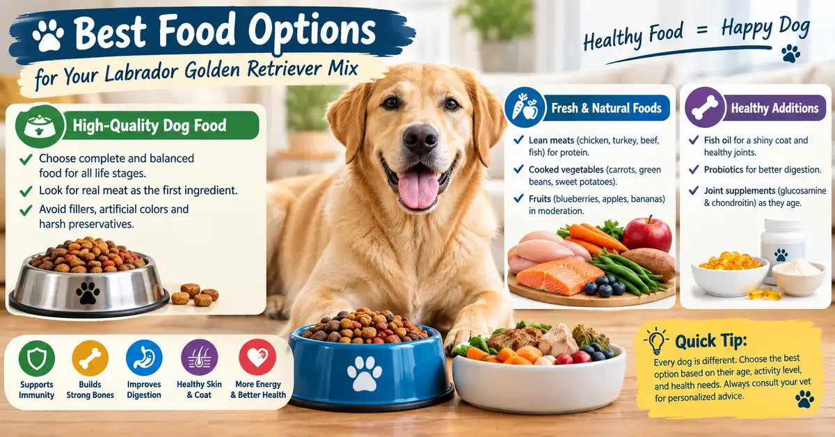 for Black Labrador mix Best Food Options 