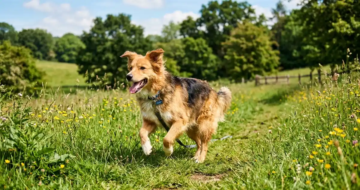 Border Collie and Golden Retriever Mix