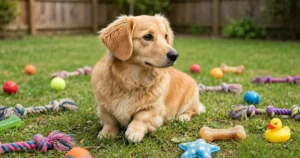 Corgi and Golden Retriever Mix
