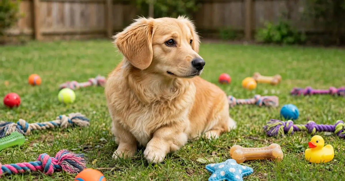 Corgi and Golden Retriever Mix