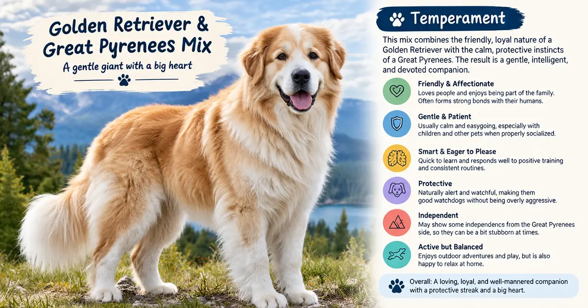 Golden Pyrenees Temperament Guide