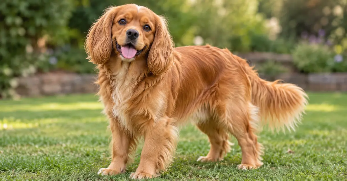 Golden Retriever Cavalier Mix