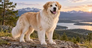 Golden Retriever and Great Pyrenees Mix