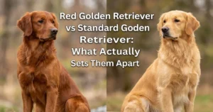 Red Golden Retriever vs Standard Golden Retriever