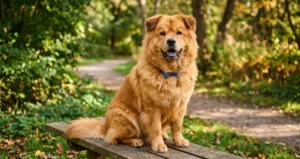 Chow and Golden Retriever Mix